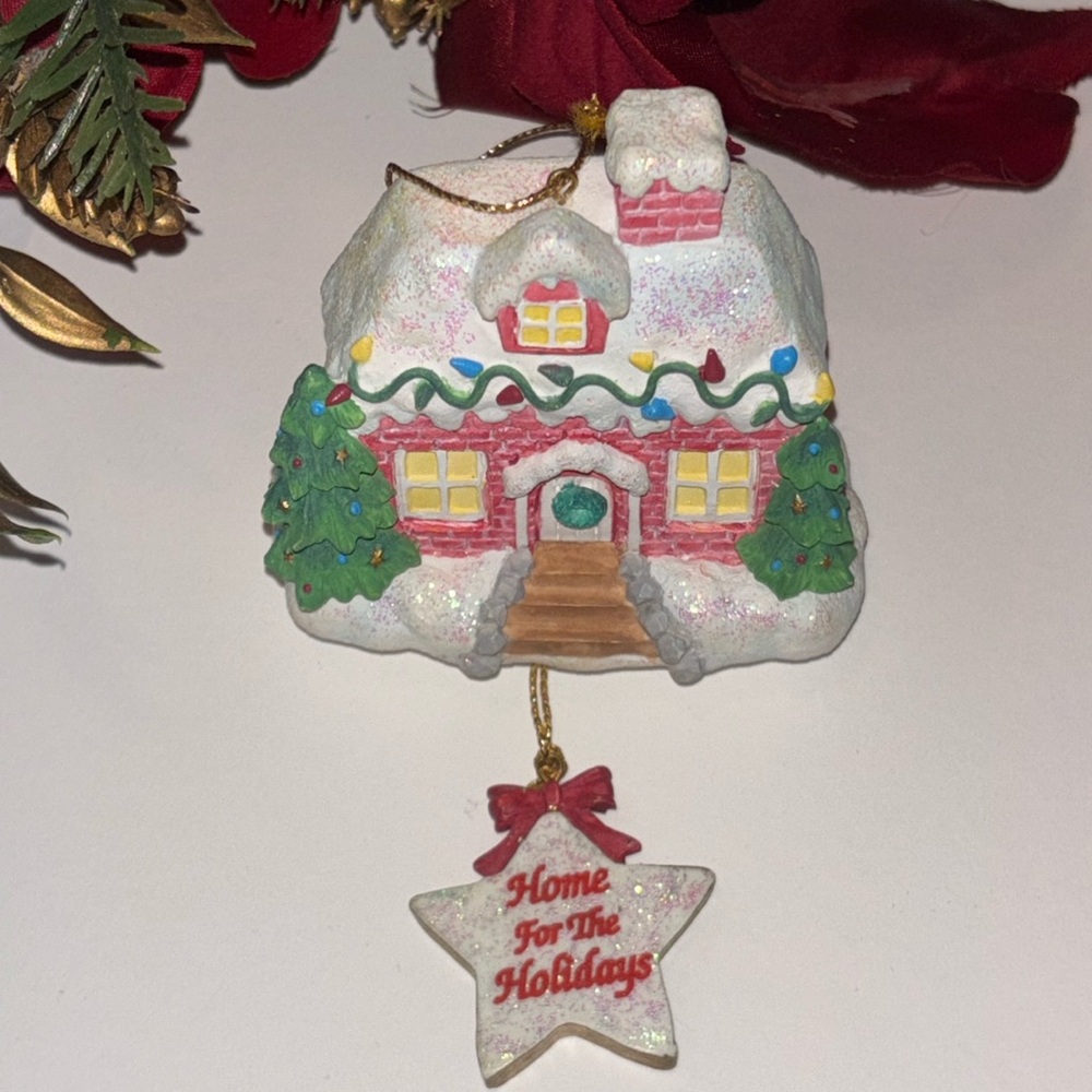 San Francisco Music Box Company Christmas Ornament House Home for the House